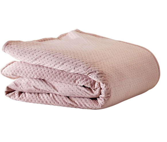 WELLNESS WEIGHTED BLANKET - 15LB, PINK